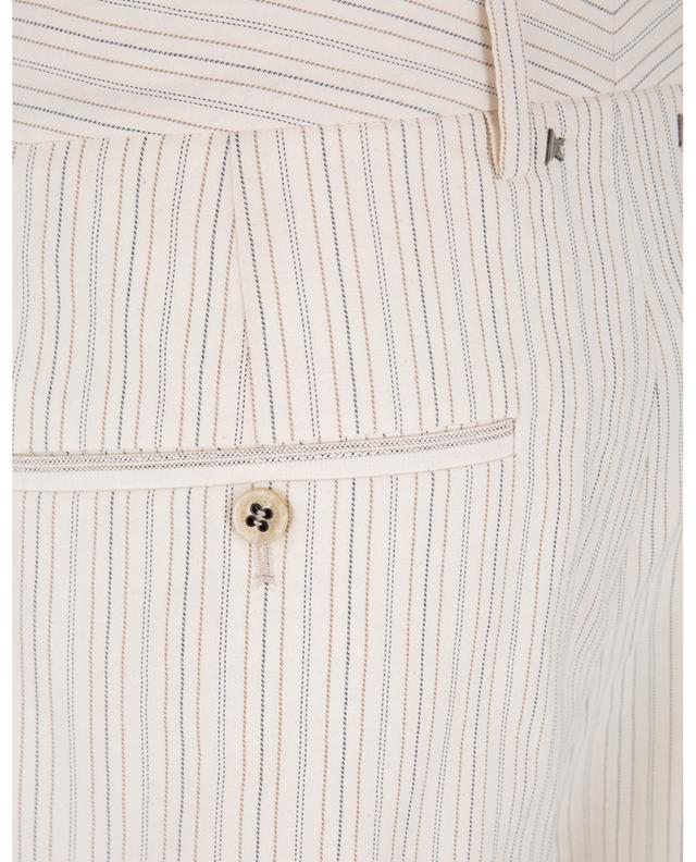 Bundfalten-Shorts mit Streifen Linus Vintage Striped GOLDEN GOOSE