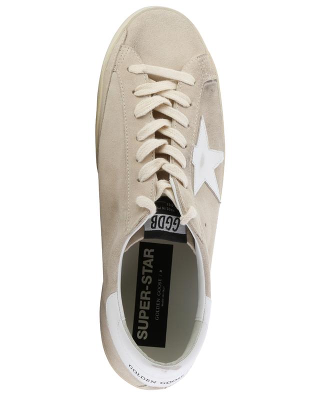 Super-Star Classic suede and distressed smooth leather sneakers GOLDEN GOOSE