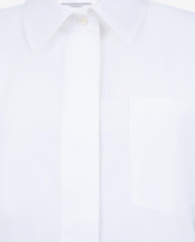Organic cotton asymmetric short shirt dress STELLA MCCARTNEY