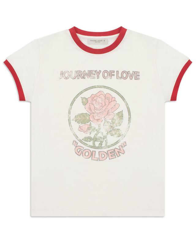 T-shirt imprimé rose fille Edna GOLDEN GOOSE