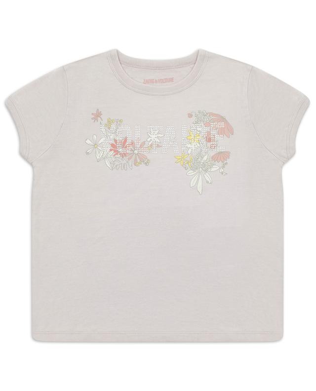 Printed girls&#039; short-sleeved T-shirt ZADIG &amp; VOLTAIRE