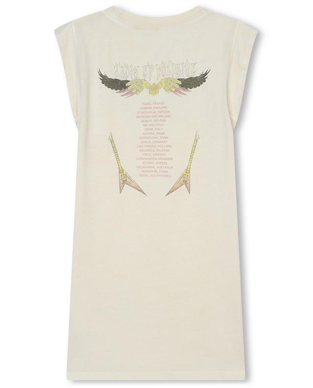 Robe T-shirt sans manches imprimé pour fille ZADIG &amp; VOLTAIRE