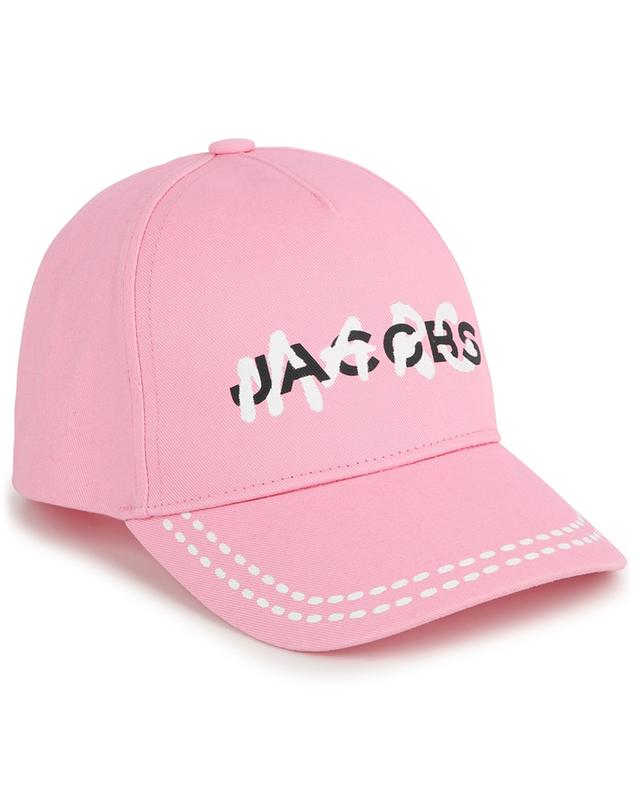 Graffiti Logo girl&#039;s cotton baseball cap MARC JACOBS