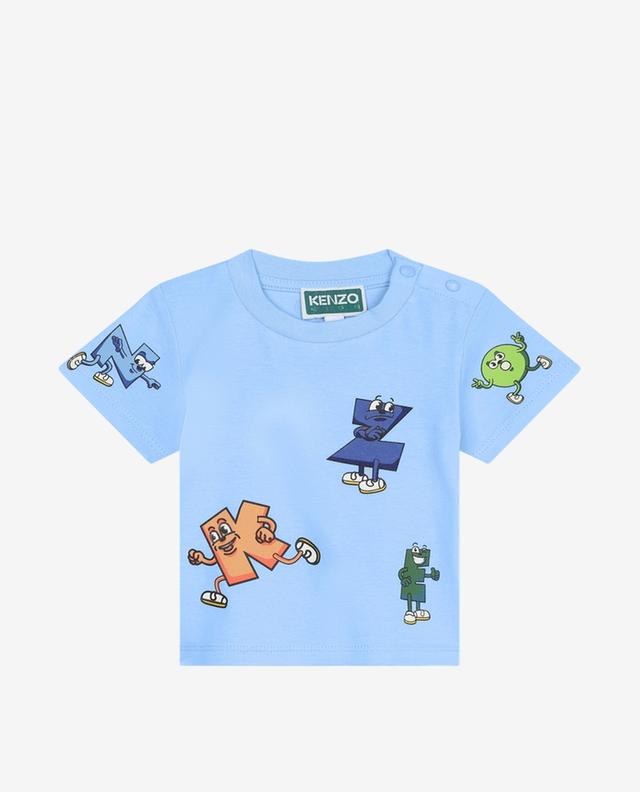 Funny Letters cotton baby T-shirt KENZO