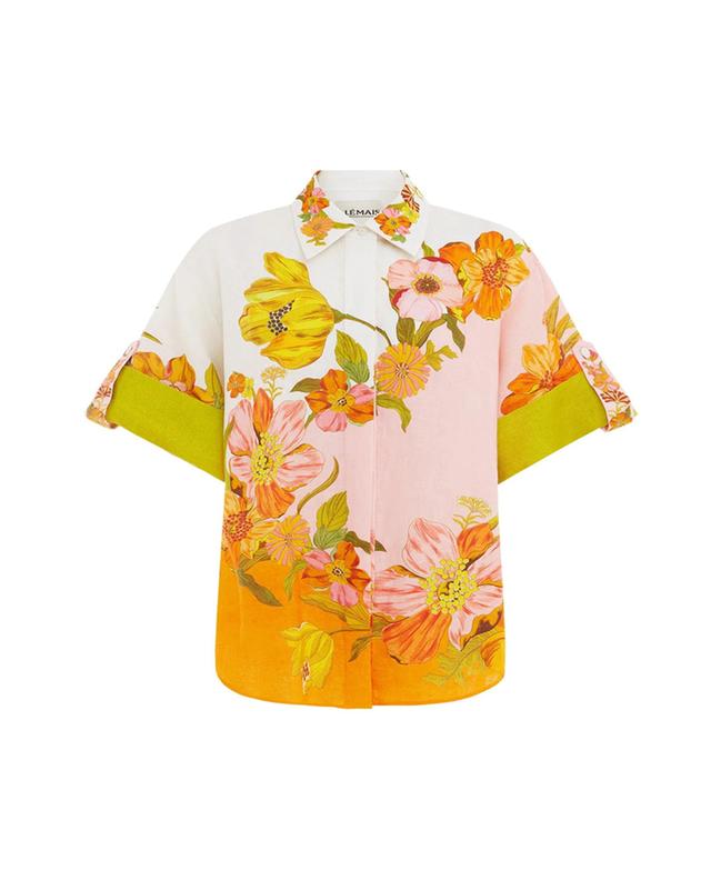 Silas floral linen shirt ALEMAIS