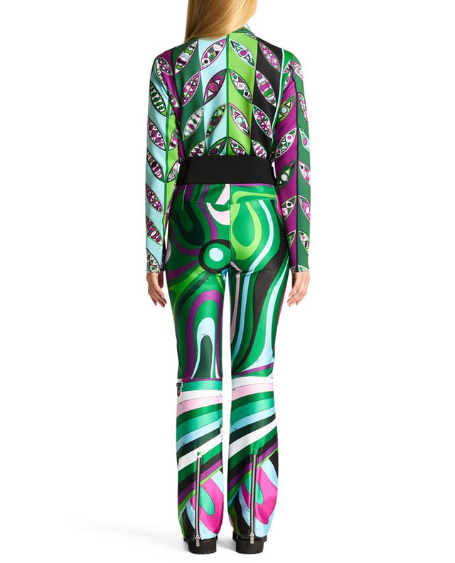 Pantalon de ski imprimé Elancia Pucci Marmo Iride FUSALP X PUCCI