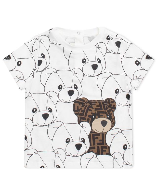Fendi Bears printed baby T-shirt FENDI