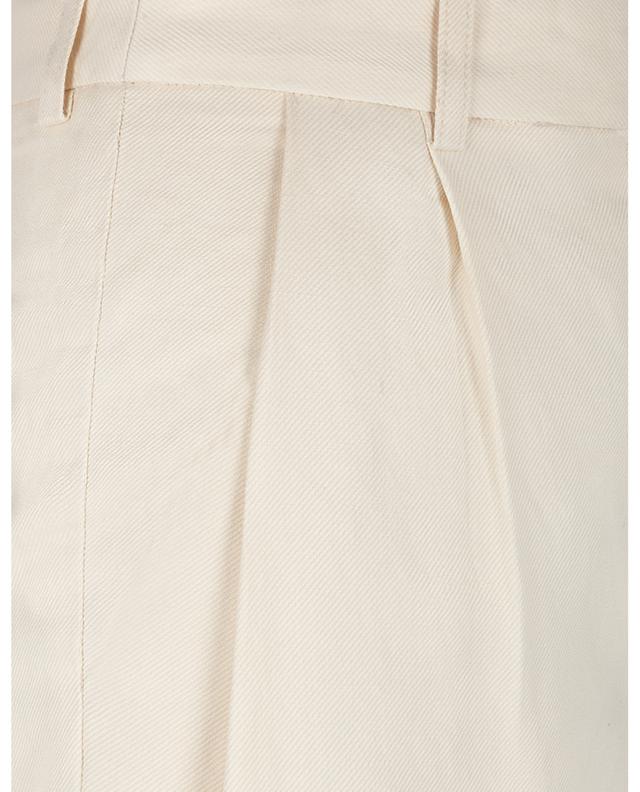 Idai cotton and linen wide-leg trousers LOULOU STUDIO