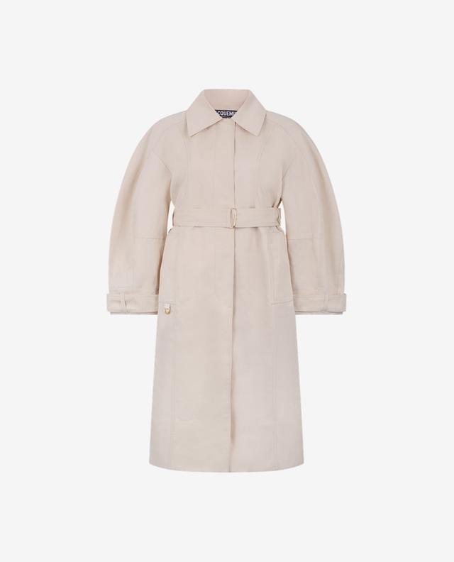 Le trench Bari cotton and linen trenchcoat JACQUEMUS