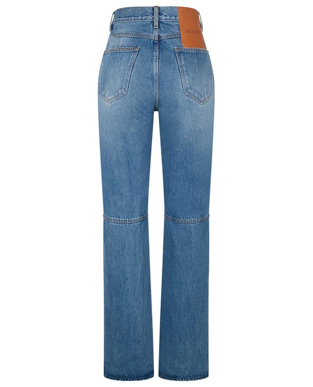 Gerade Jeans mit hoher Taille Le de-Nîmes Droit Blue/Tabac JACQUEMUS