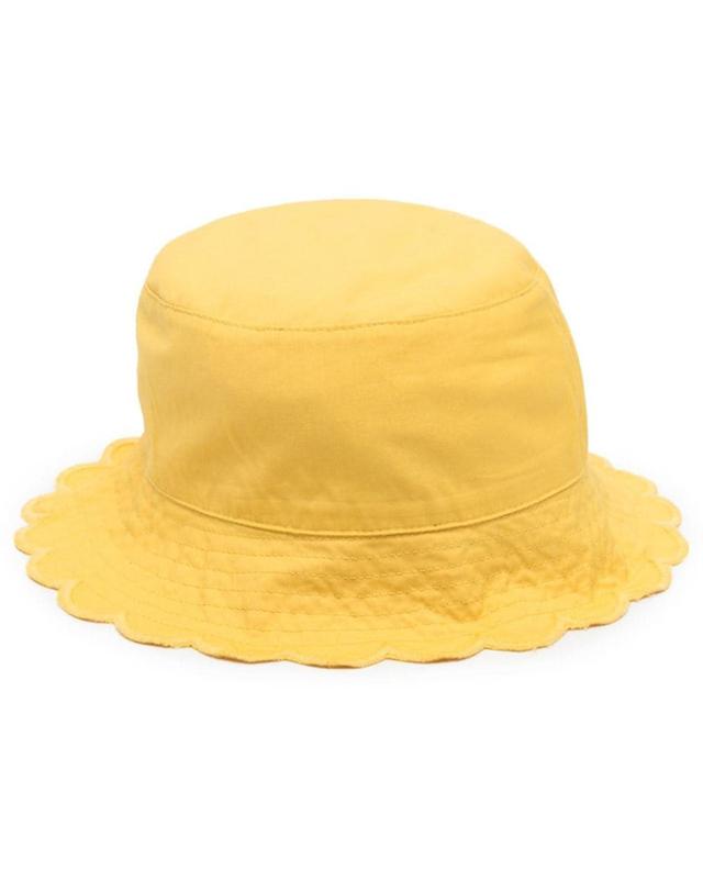 Scalloped baby cotton hat STELLA MCCARTNEY KIDS
