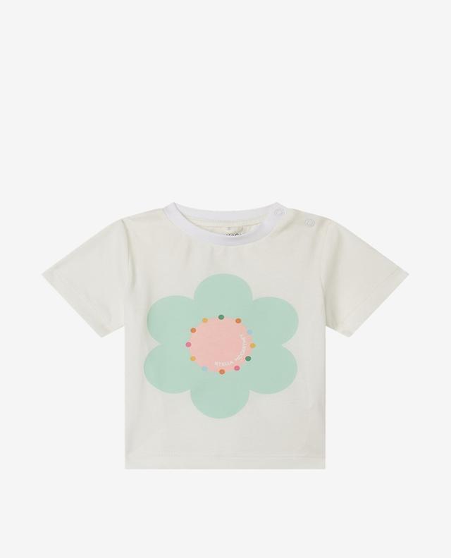 Flower short-sleeved baby T-shirt STELLA MCCARTNEY KIDS