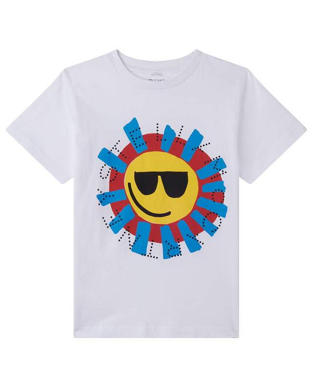 Sunshine Face boy&#039;s organic cotton T-shirt STELLA MCCARTNEY KIDS