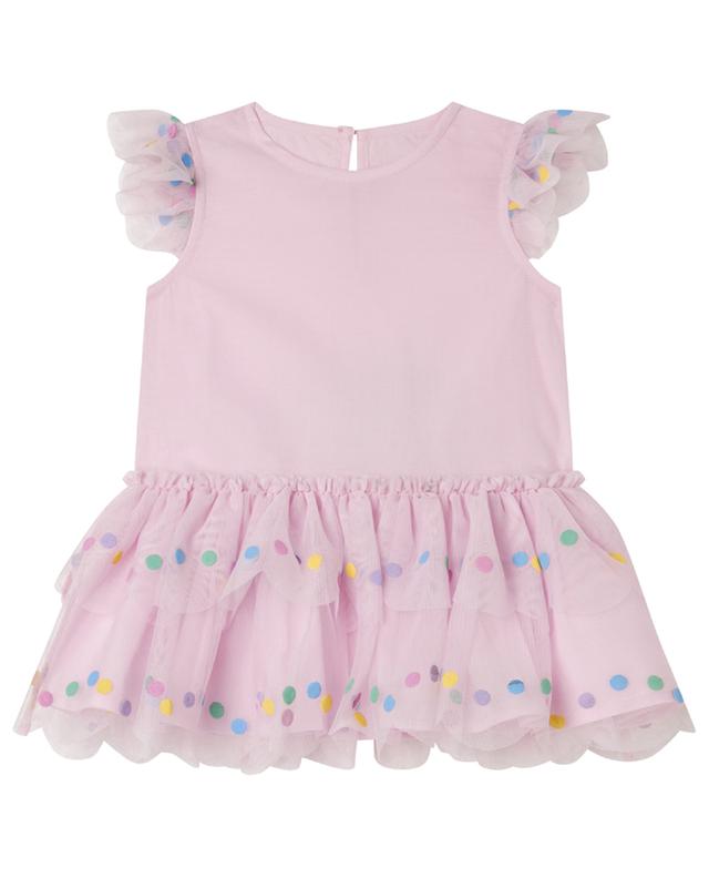 Confetti baby dress in jersey and tulle STELLA MCCARTNEY KIDS
