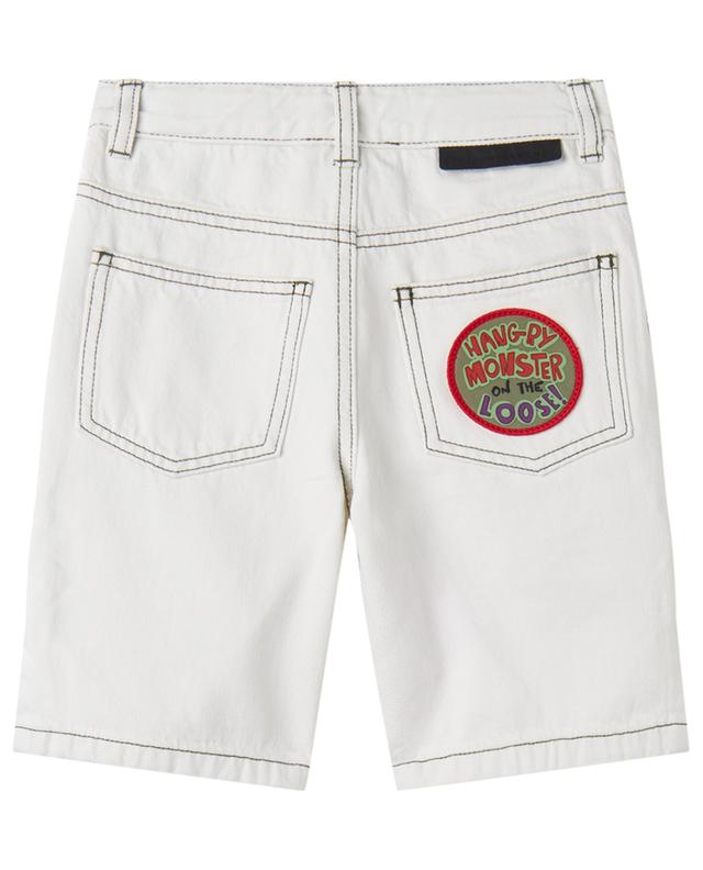 Veggie Embroidery boy&#039;s denim Bermuda shorts STELLA MCCARTNEY KIDS