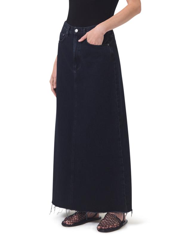 Hilla organic cotton maxi skirt AGOLDE