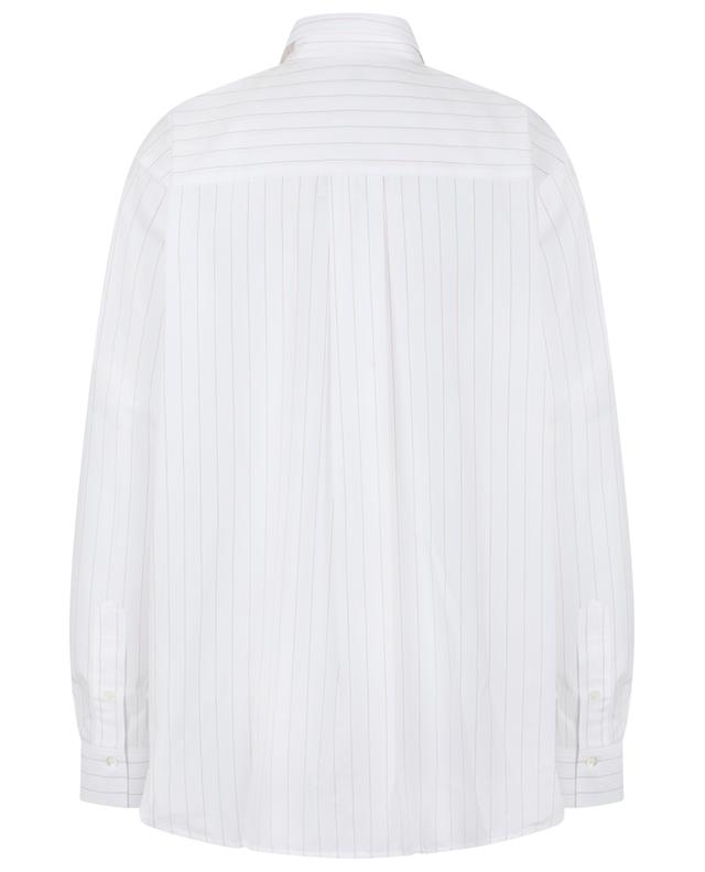 Signature loose striped organic cotton shirt TOTEME