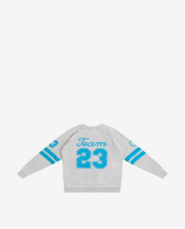 Team 23 frayed boy&#039;s sweatshirt OFF WHITE