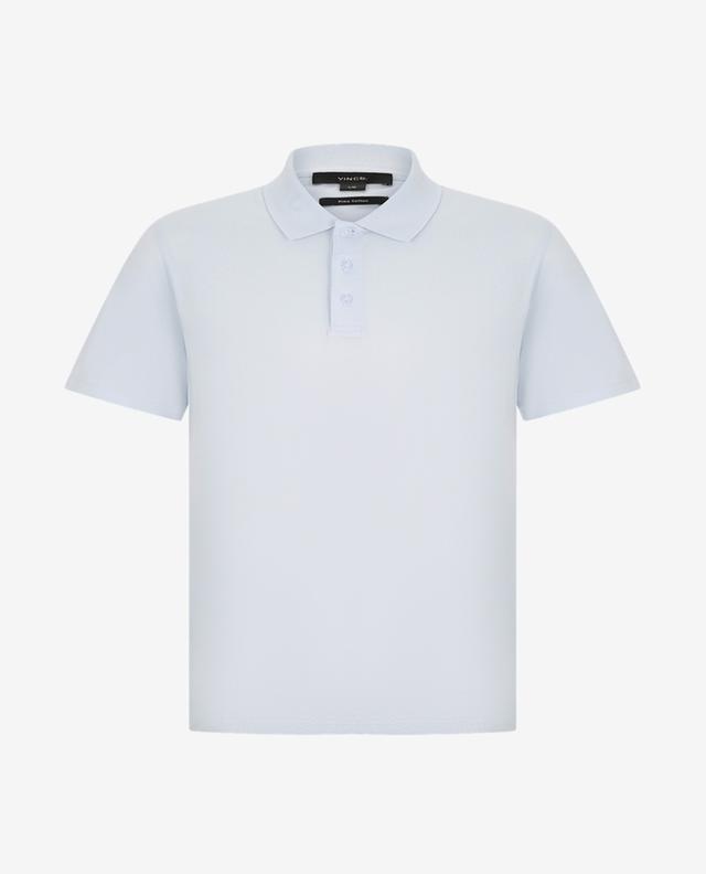 Pima cotton short-sleeved polo shirt VINCE