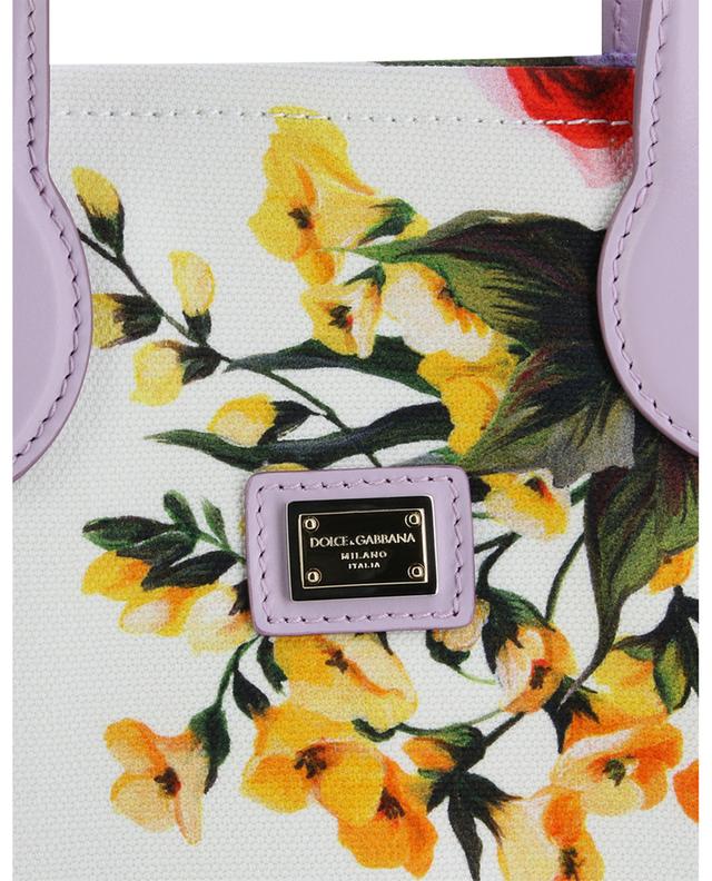 Garden girl&#039;s printed canvas tote bag DOLCE &amp; GABBANA