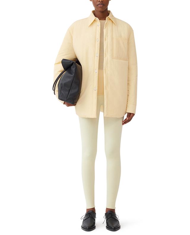Fine short-sleeved crewneck jumper in cashmere and silk FABIANA FILIPPI