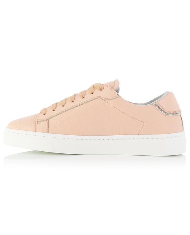 Dalila grained leather low-top lace-up sneakers FABIANA FILIPPI