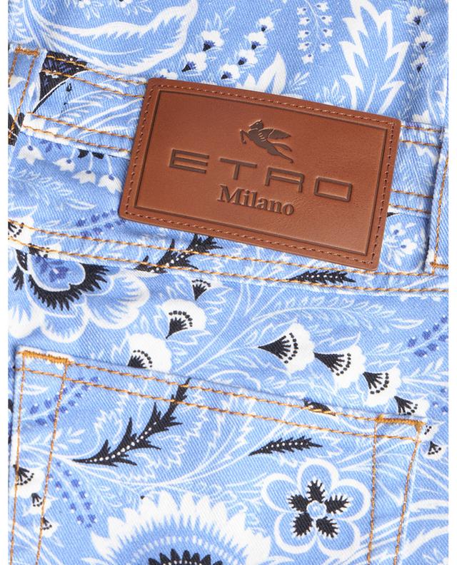 Bandana printed skinny fit high-rise jeans ETRO