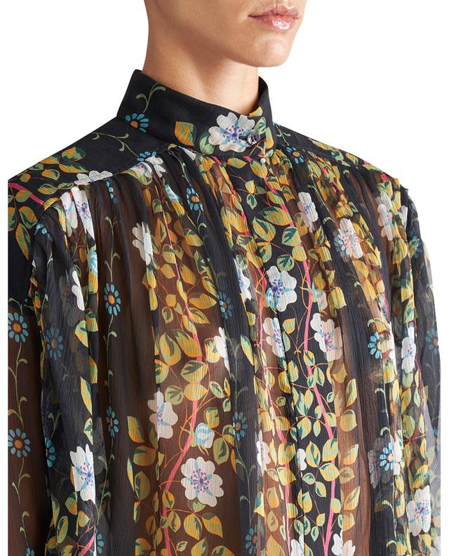 Floral silk georgette loose blouse ETRO