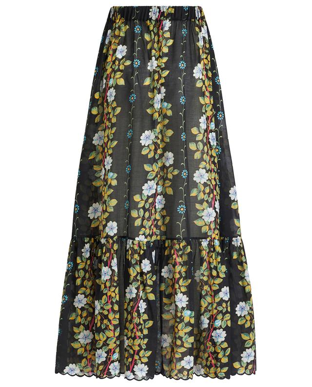 Floral vine maxi skirt in voile ETRO