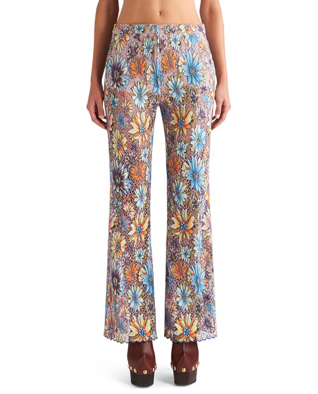 Bouquet flared lace trousers ETRO