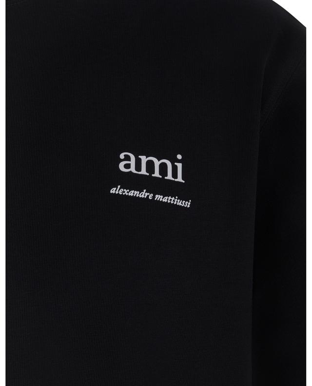 T-shirt à manches courtes en coton bio ami AMI