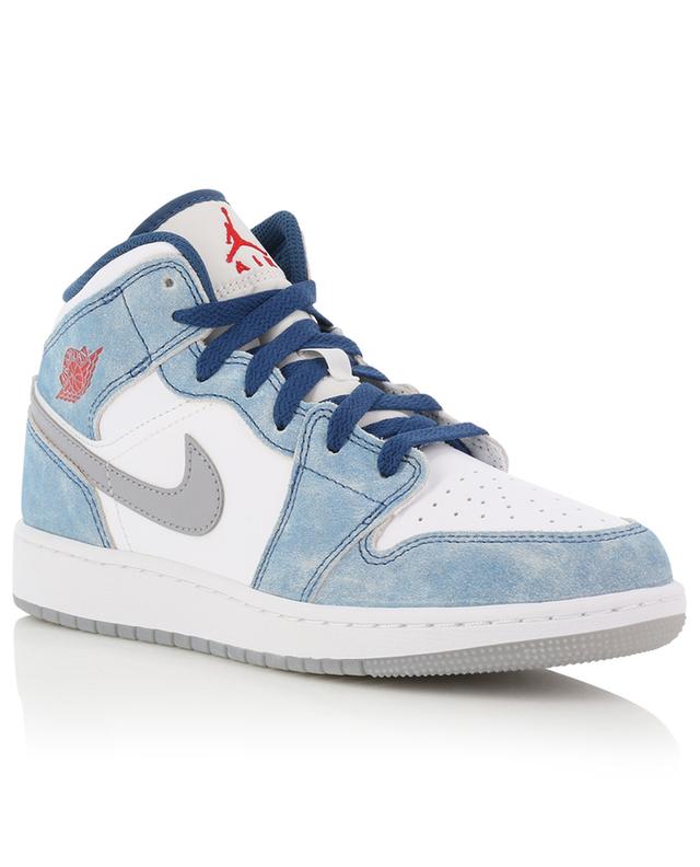 Air Jordan 1 Mid SE GS French Blue / Fire Red-White high-top sneakers NIKE