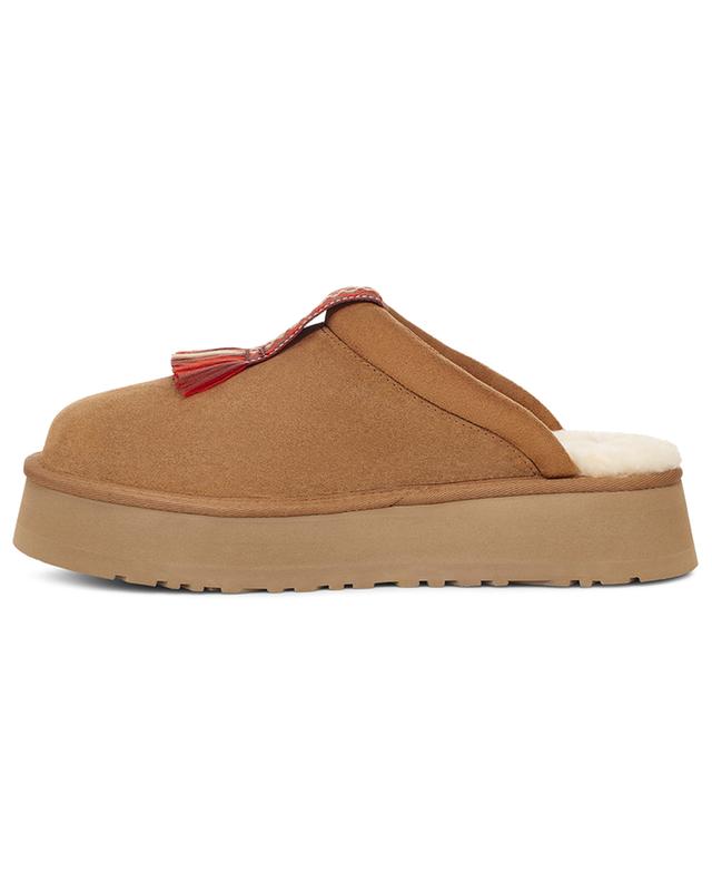 W Tazzle warmly trimmed suede slippers UGG