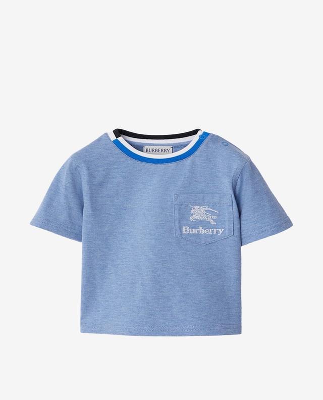 Baby-T-Shirt mit bestickter Brusttasche Mini Cedar EKD BURBERRY