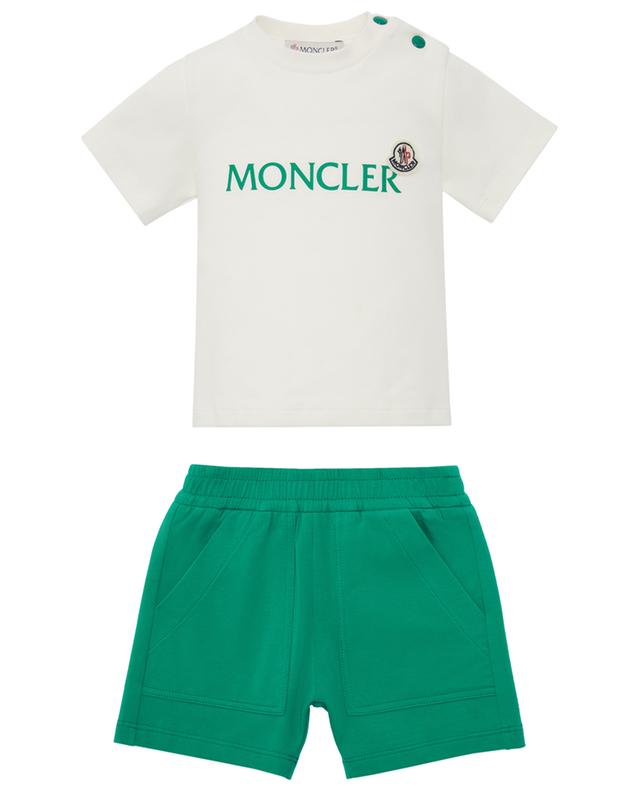 Jersey baby shorts and T-shirt set MONCLER