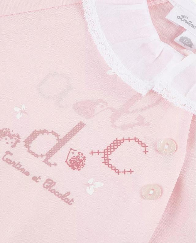 Pyjama en coton bébé motif ABC et hérissons TARTINE ET CHOCOLAT