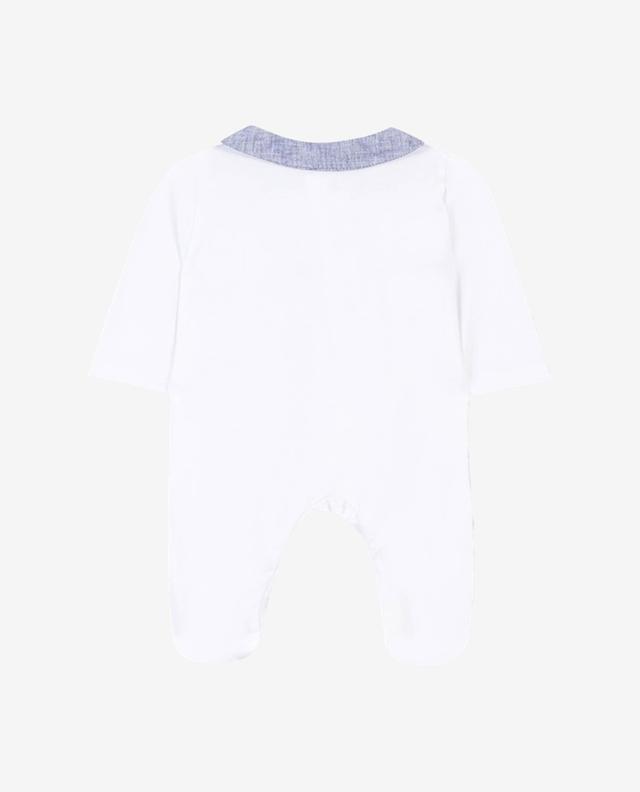 Pyjama für Babys aus Baumwolle mit Biesen und Chambraykragen TARTINE ET CHOCOLAT