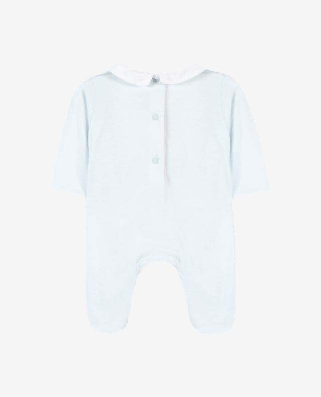 Cotton baby sleepsuit with bib TARTINE ET CHOCOLAT