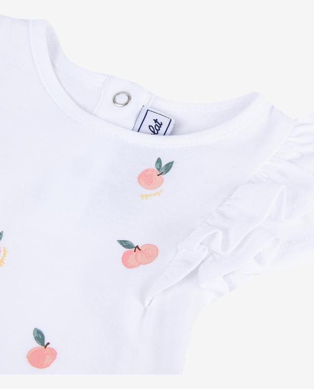 T-shirt en coton bébé à motifs et volants TARTINE ET CHOCOLAT