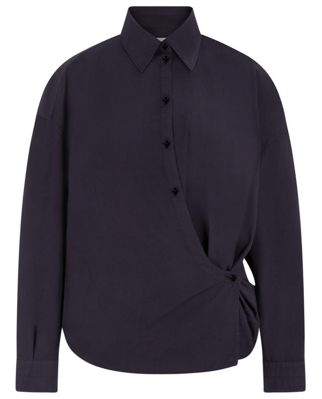 Straight Collar Twisted asymmetric shirt LEMAIRE