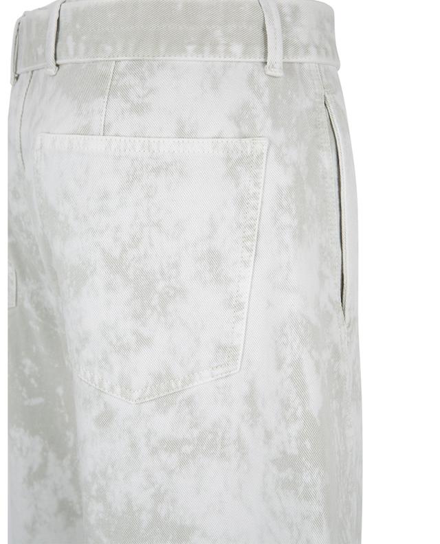 Twisted tie-and-dye effect belted wide-leg jeans LEMAIRE