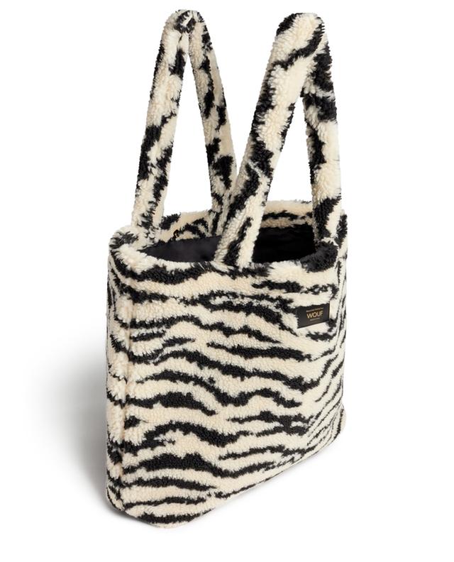 Arctic fluffy tote bag WOUF