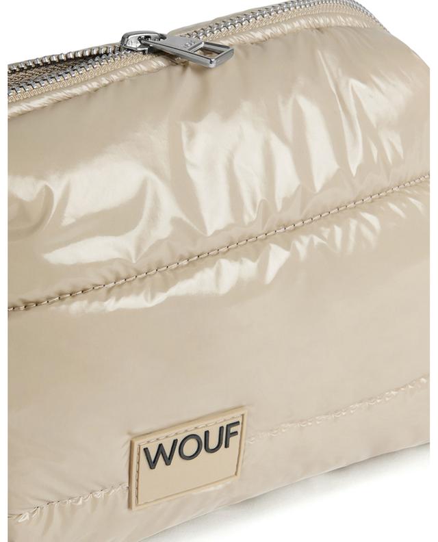 Air Glossy quilted toiletry bag WOUF