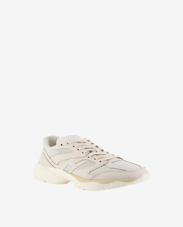 H665 low-top smooth and perforated leather sneakers HOGAN