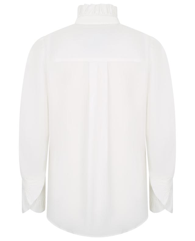 Source ruffled organic cotton blouse BALZAC PARIS
