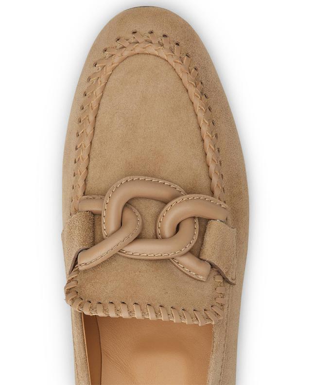 Kate suede and smooth leather loafers TOD&#039;S