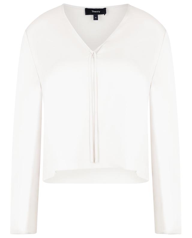 Silk long-sleeved blouse THEORY