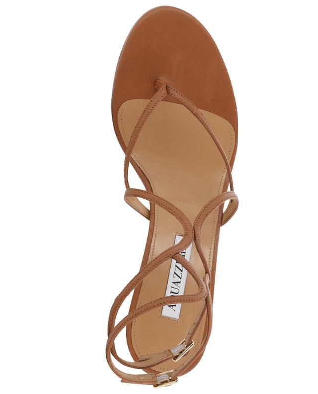 Baia 65 heeled nappa leather sandals AQUAZZURA