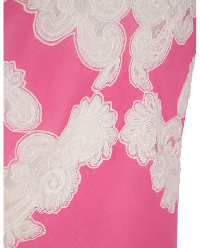Brook long voile and lace babydoll LORETTA CAPONI
