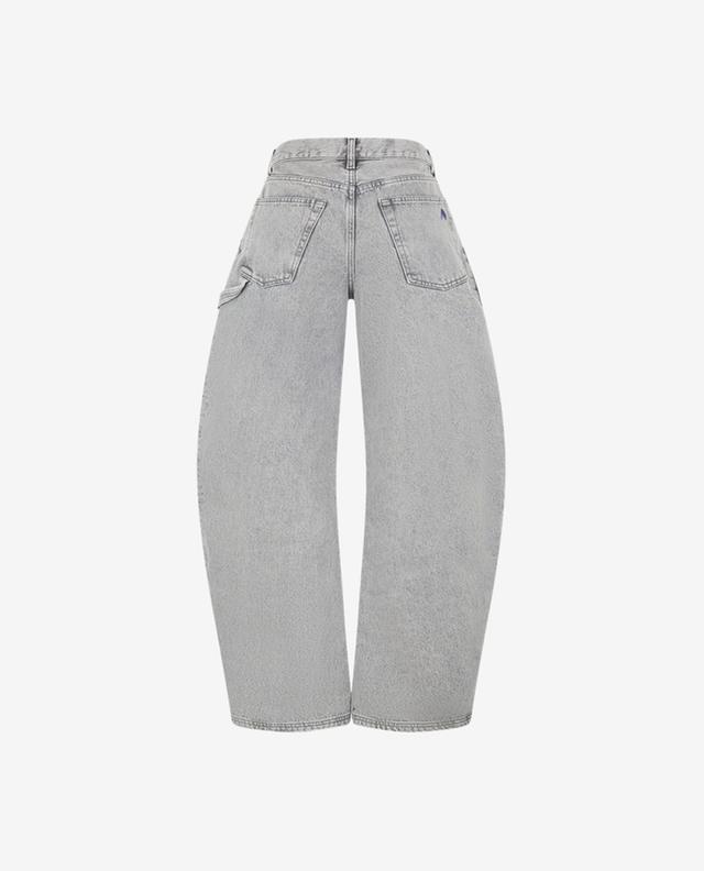 Effie Light Grey wide-leg jeans in organic cotton jeans THE ATTICO